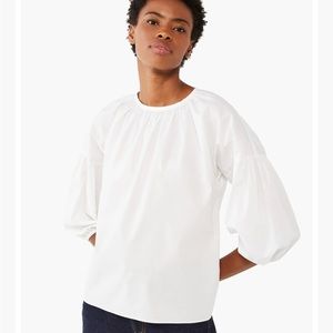 NWT Kate Spade Poplin Around Town Top